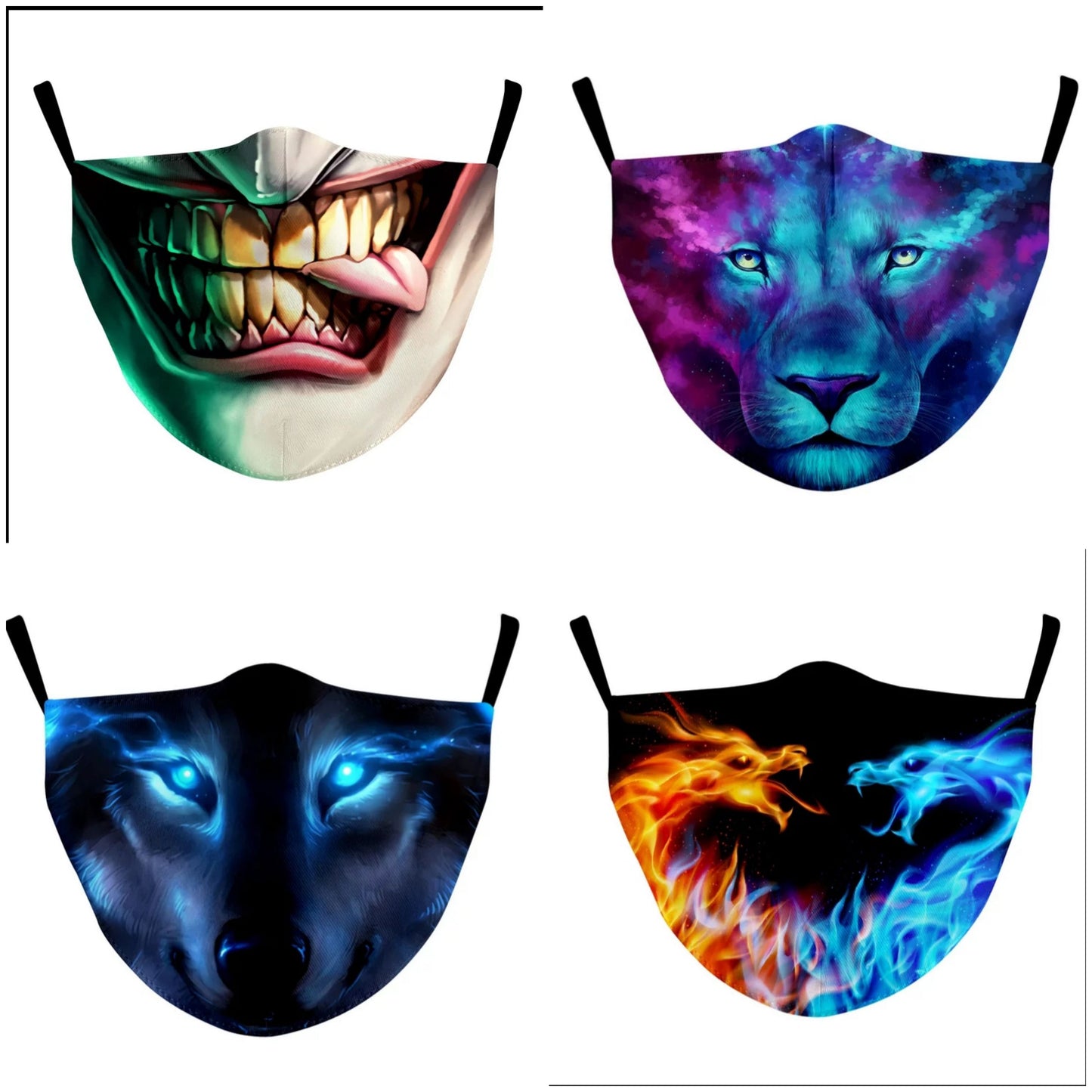 Masques ajustable adulte unisexe