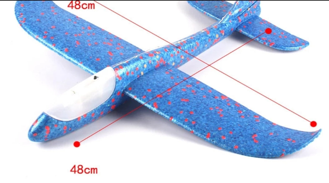 Avion planeur lumineux