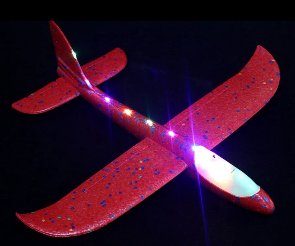 Avion planeur lumineux