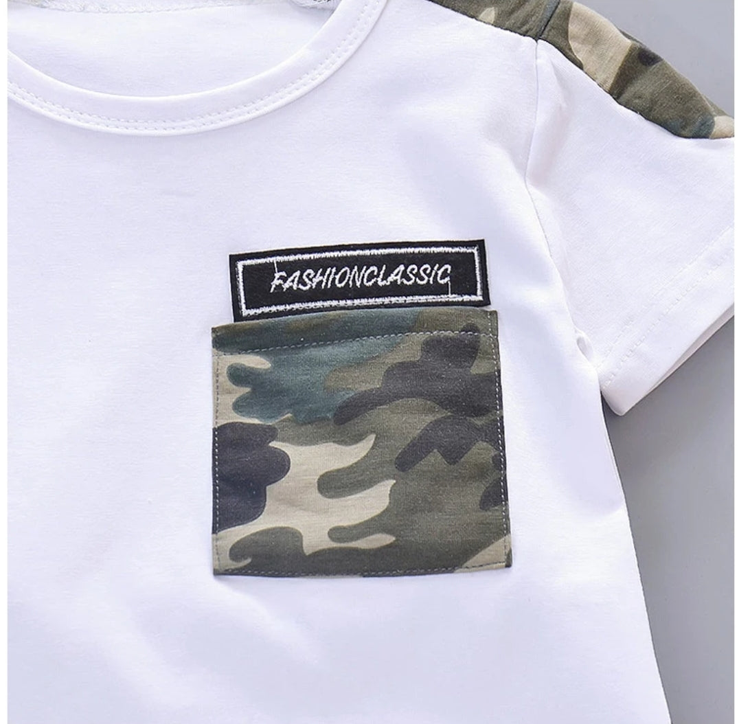 Ensemble bébé militaire garçon