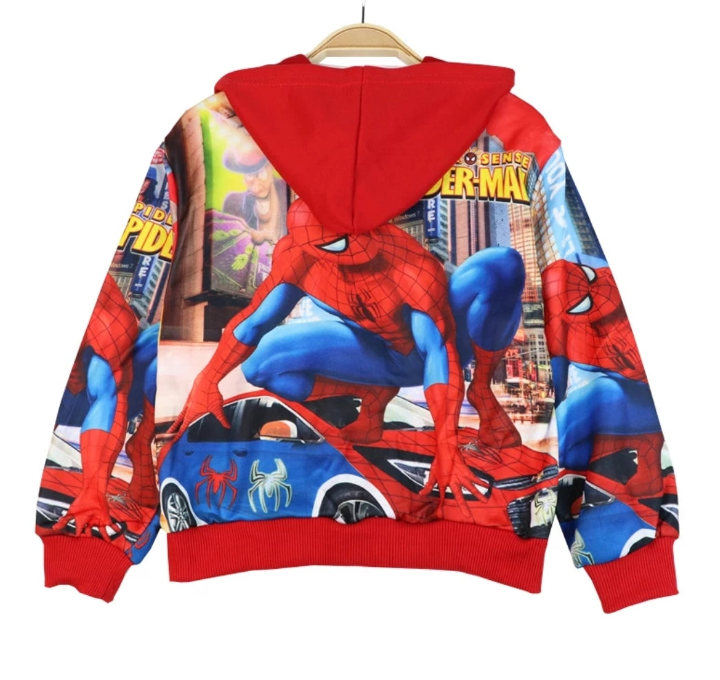 Veste à capuche Spiderman pour enfant